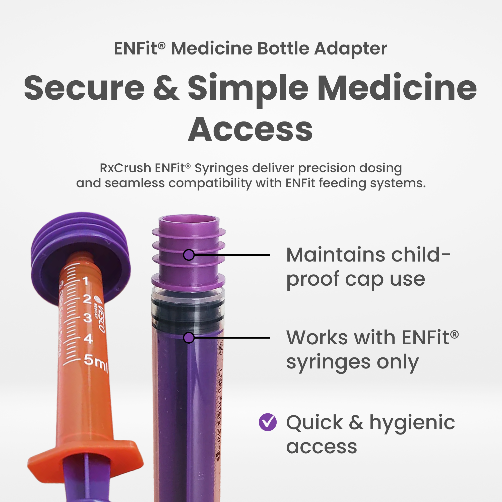 Amber ENFit® Syringes