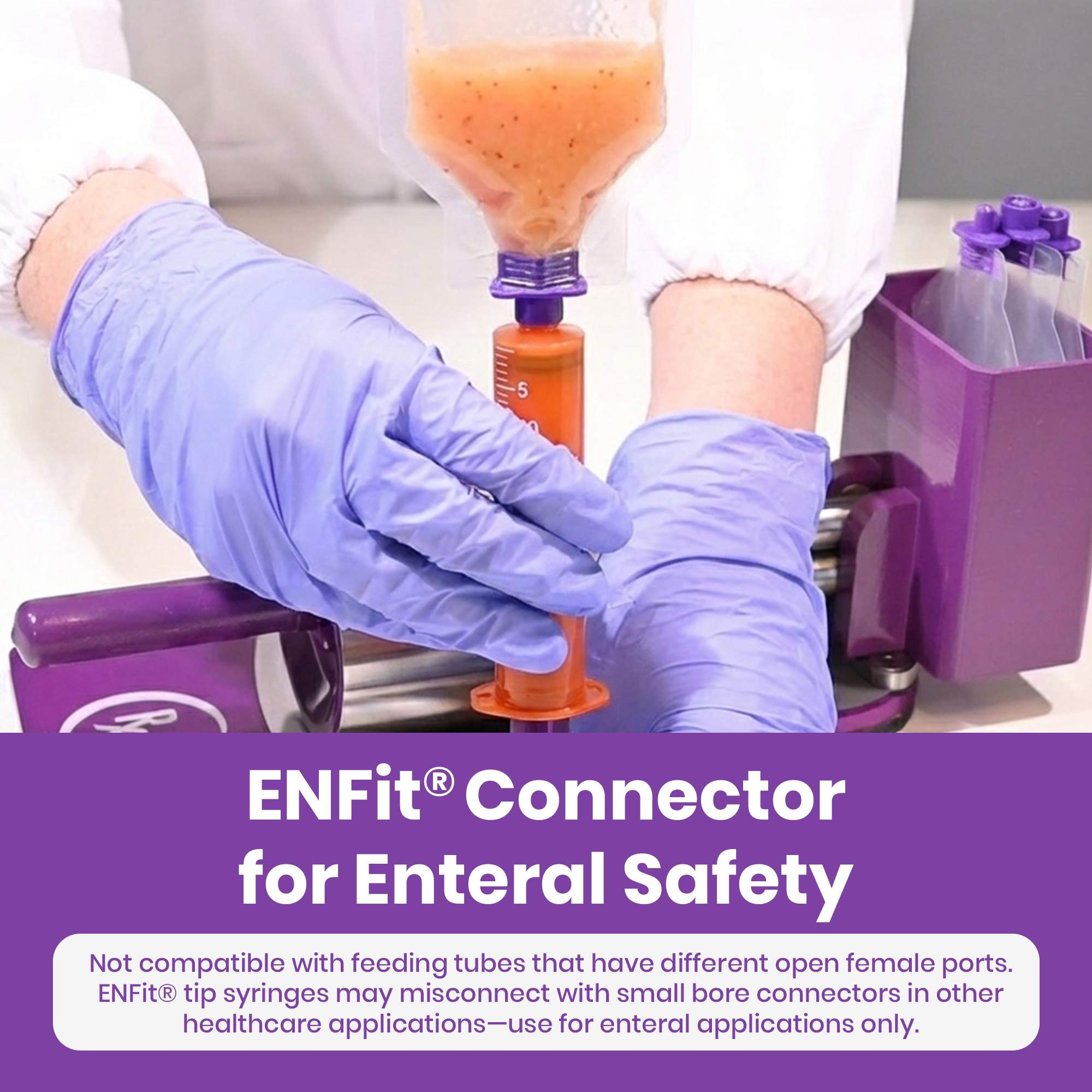 Amber ENFit® Syringes