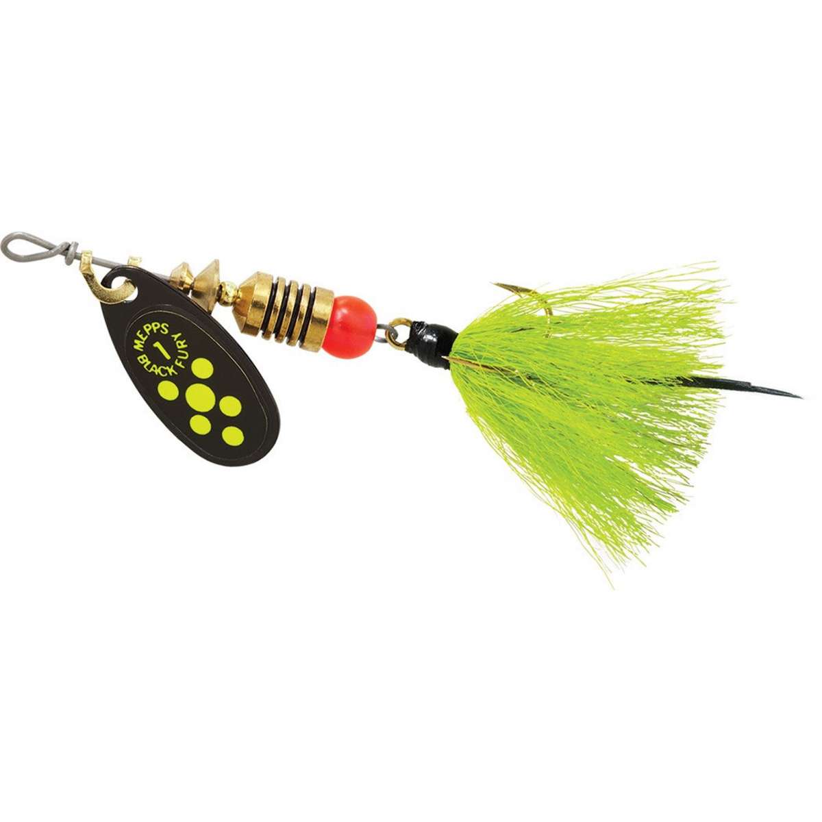 Mepps Black Fury Dressed Spinnerbait Treble Hook - Picture 2 of 5