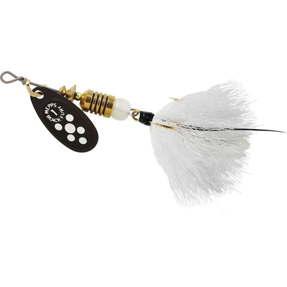 Mepps Black Fury Dressed Spinnerbait Treble Hook - Picture 4 of 5