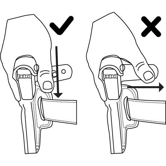 Galco Fletch High Ride Belt Holster For Springfield XD-S 3.3" Right Hand - Picture 11 of 20