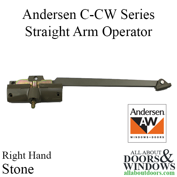 Andersen Window - Perma-Shield Casement Operator, Wood, Single Arm, PSC, Strai