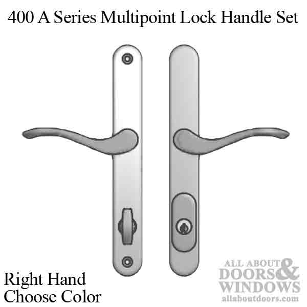 Amesbury 400A | Active Handle Set | Right Hand | Multipoint 