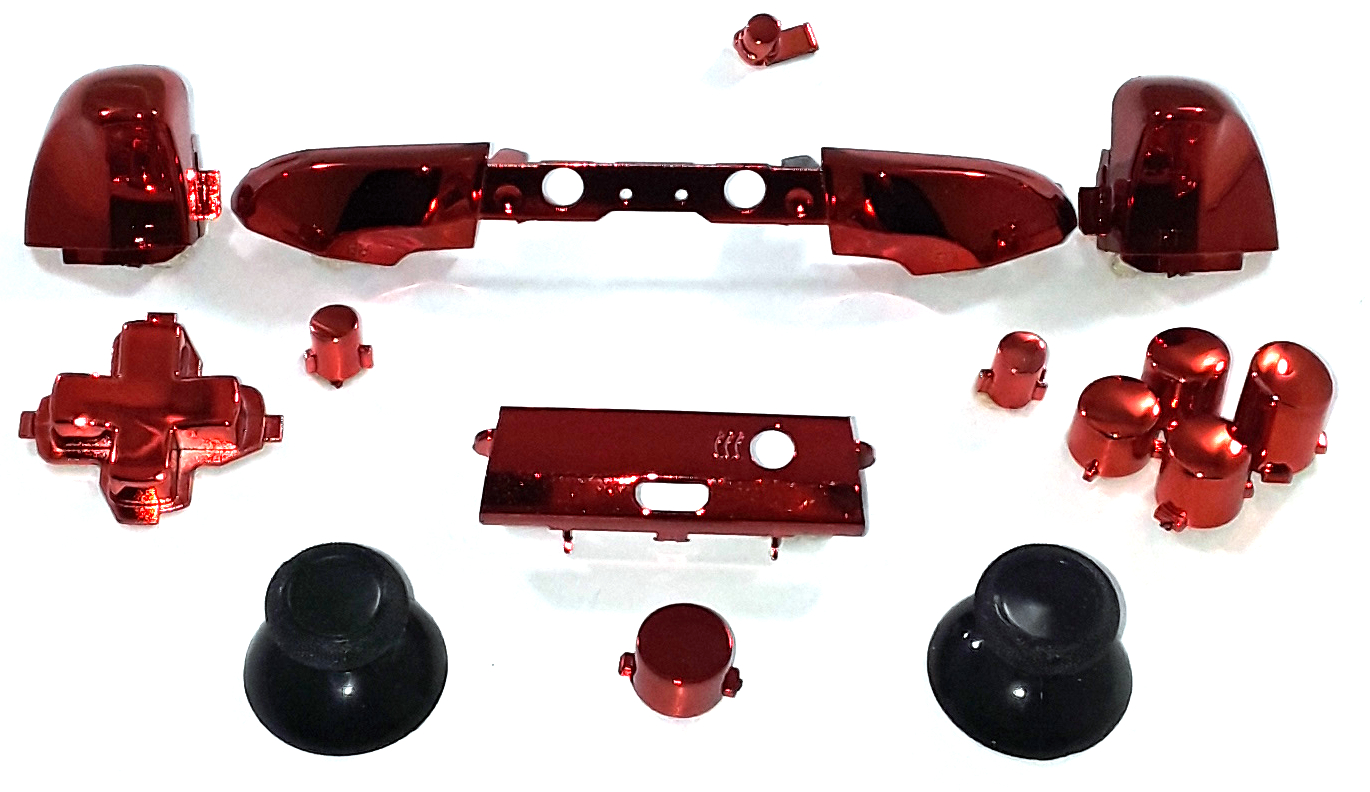 Chrome Button Set For Xbox One S Controllers - Picture 7 of 13