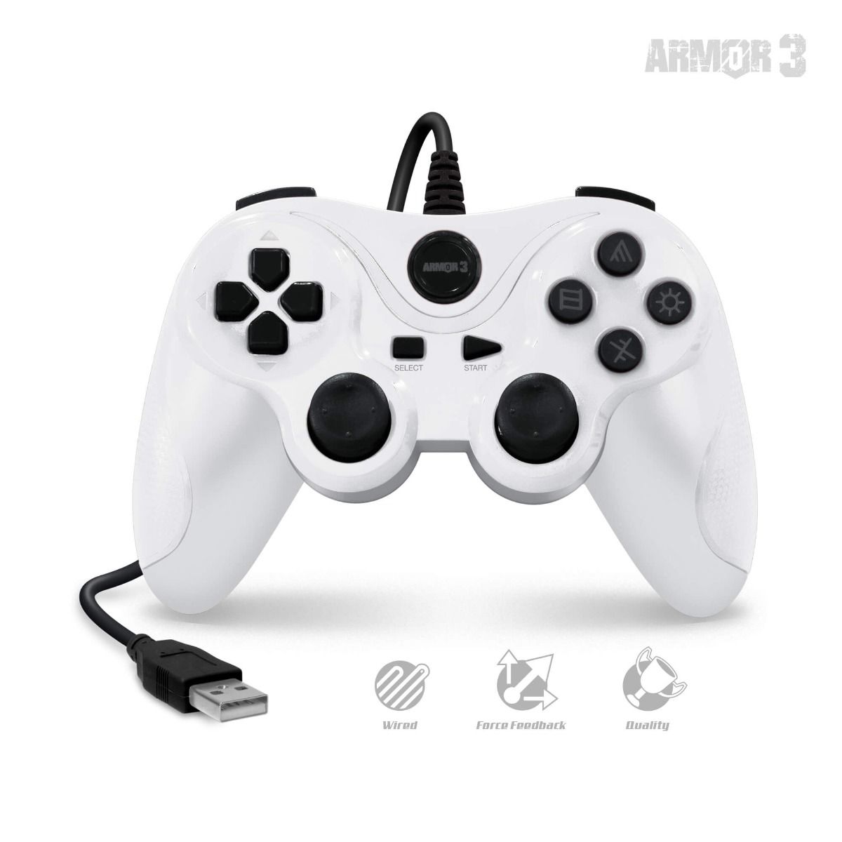 Armor3 NuPlay Wired Game Controller For the Playstation 3 - Picture 9 of 11