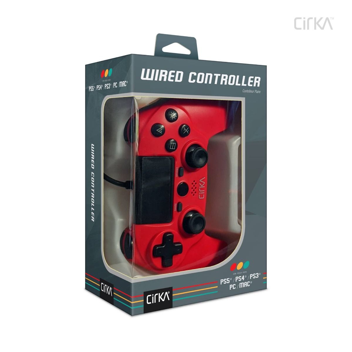 Controlador de juegos con cable CIRKA para PS4/PC/MAC - Imagen 5 de 10