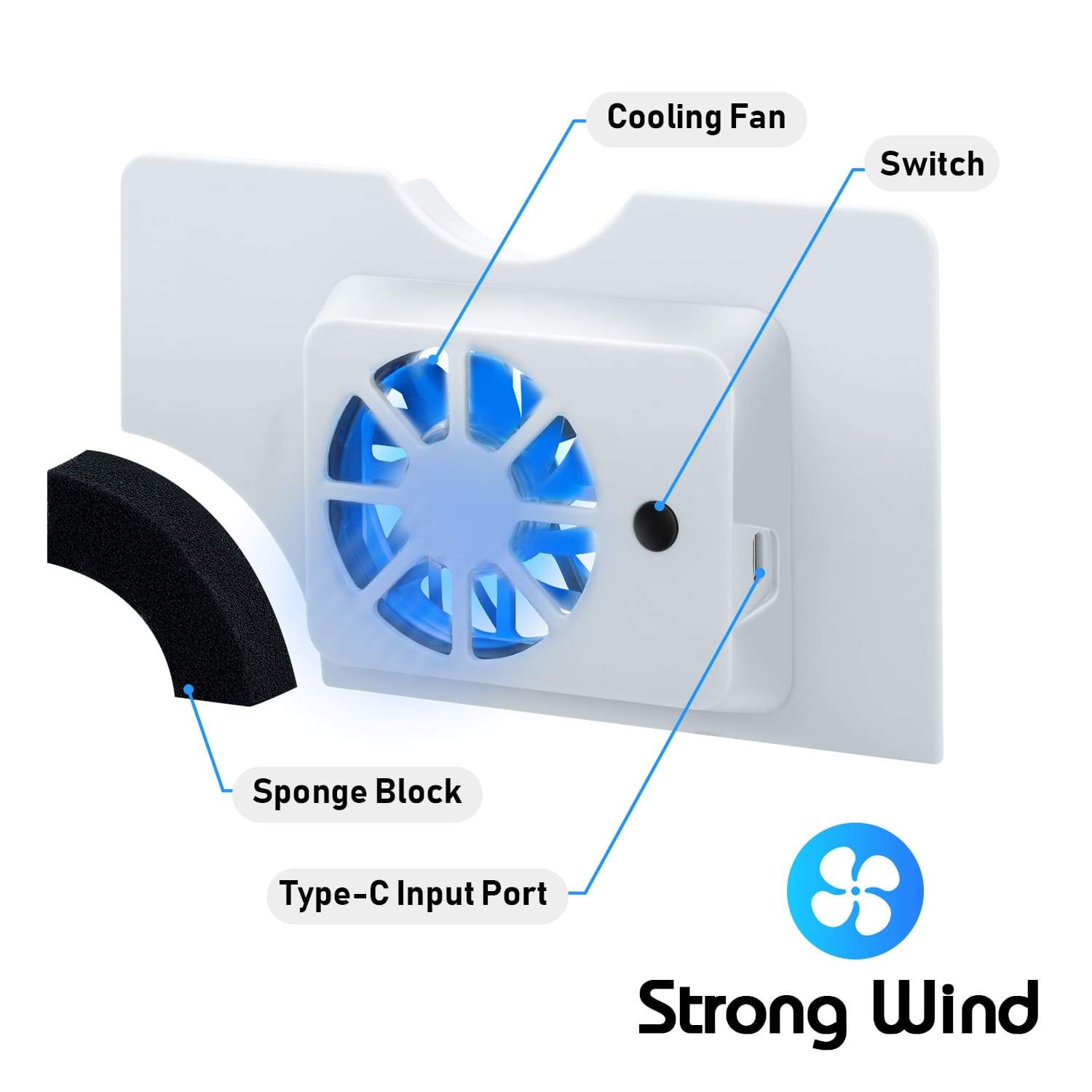 Ventilador de refrigeración Dobe para Nintendo Switch OLED Dock - Imagen 15 de 17
