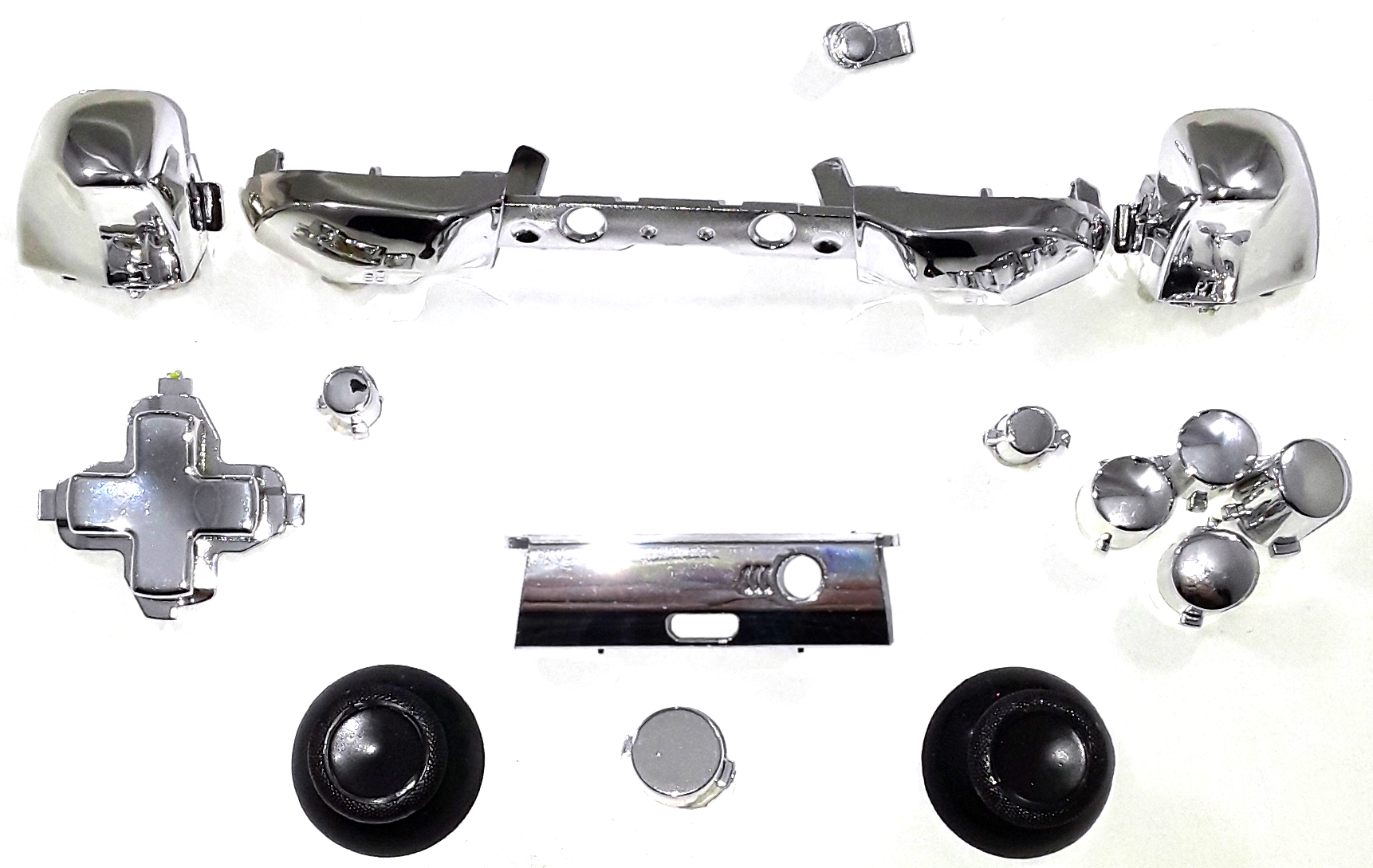 Chrome Button Set For Xbox One S Controllers - Picture 8 of 13