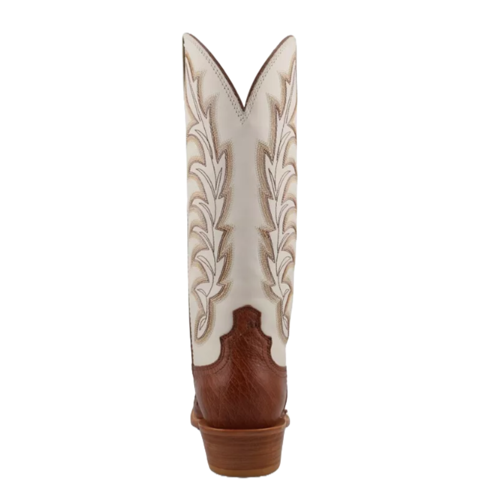 Twisted X Ladies Reserve Chesnut Ostrich White Western Boots WXPL002 - Picture 11 of 72