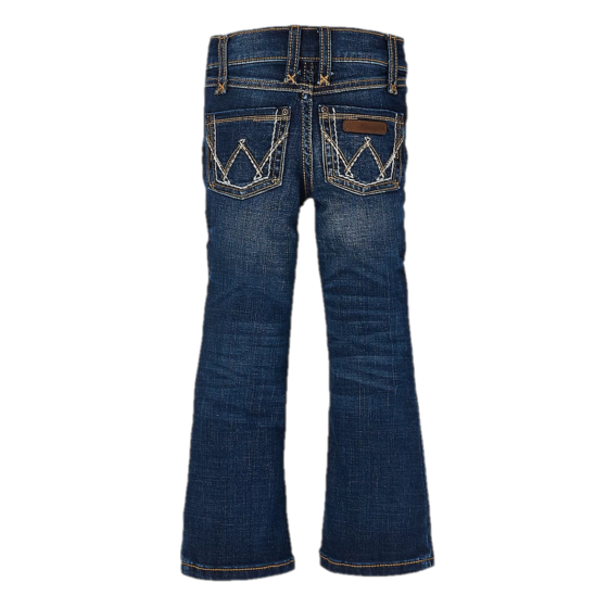 Wrangler® Youth Girl's Medium Blue Boot Cut Jeans 09MWGMS - Picture 4 of 40