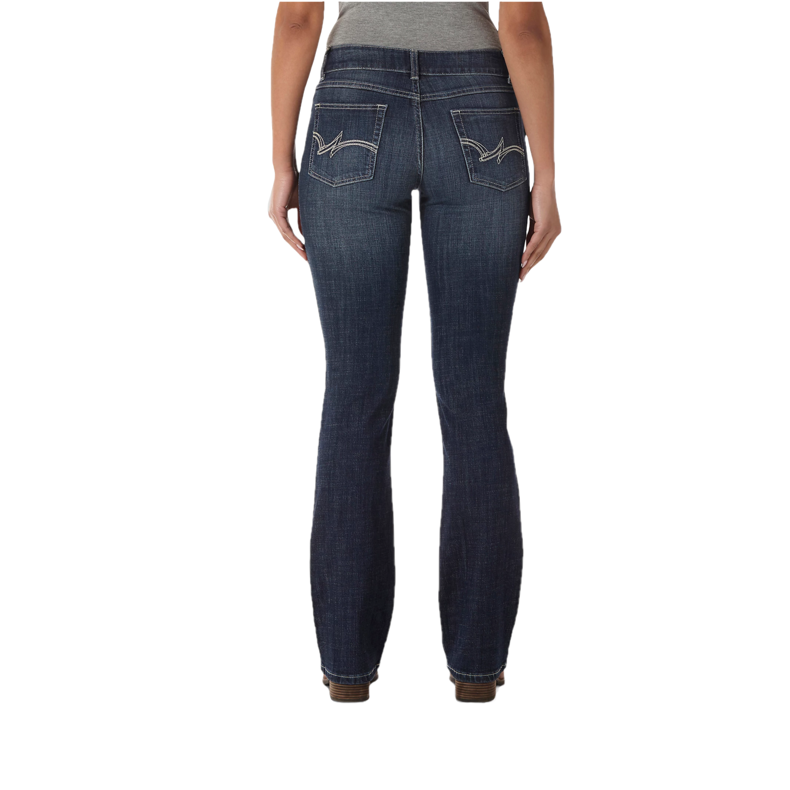 Wrangler® Ladies Bootcut Dark Do Wash Denim Jeans 09MWZDO - Picture 3 of 76