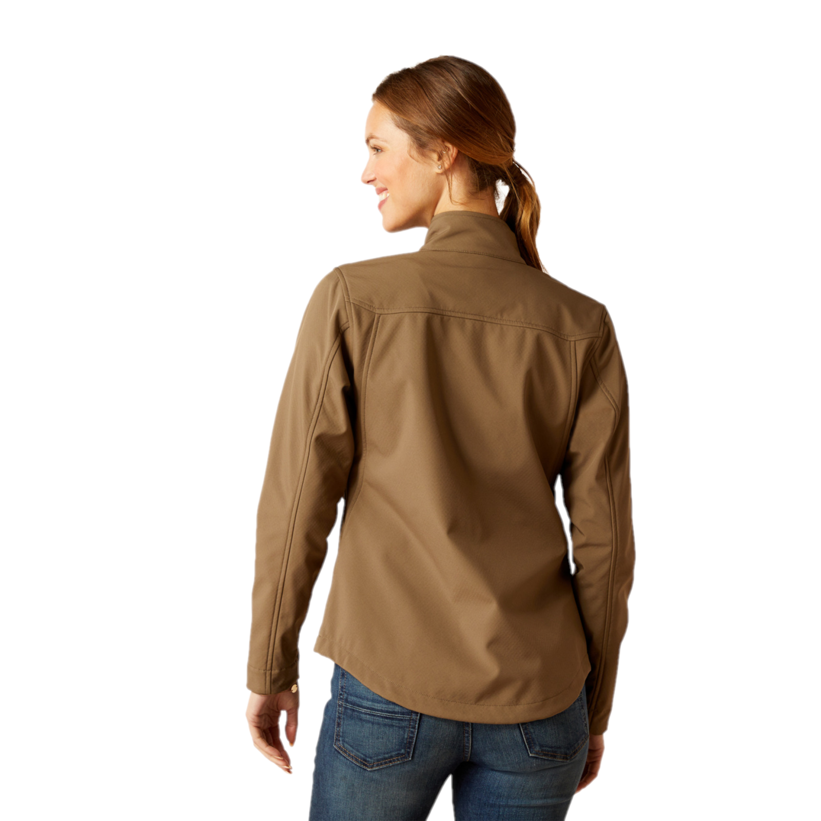 Ariat Ladies New Team Softshell Canteen Jacket 10046687 - Picture 4 of 20