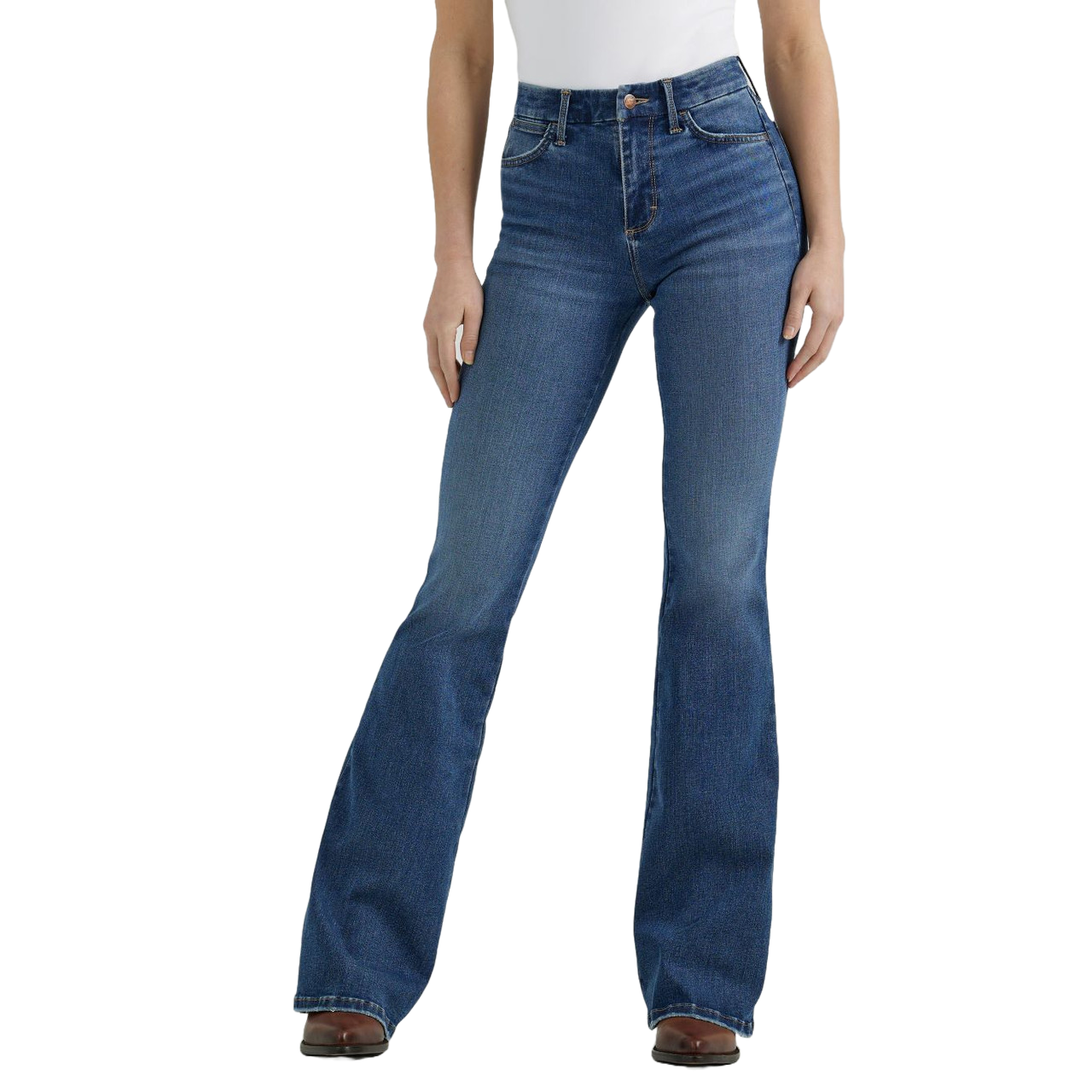 Wrangler Damen Bespoke High Rise Western Flare Denim Jeans 112359281 - Bild 6 von 124