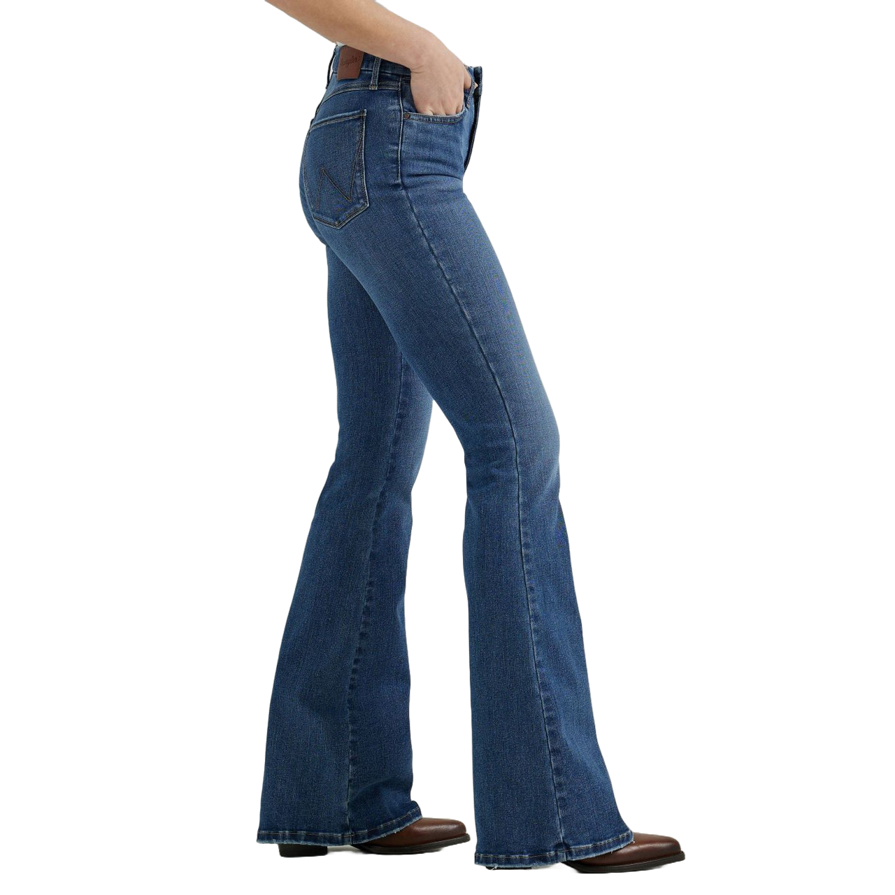 Wrangler Damen Bespoke High Rise Western Flare Denim Jeans 112359281 - Bild 7 von 124