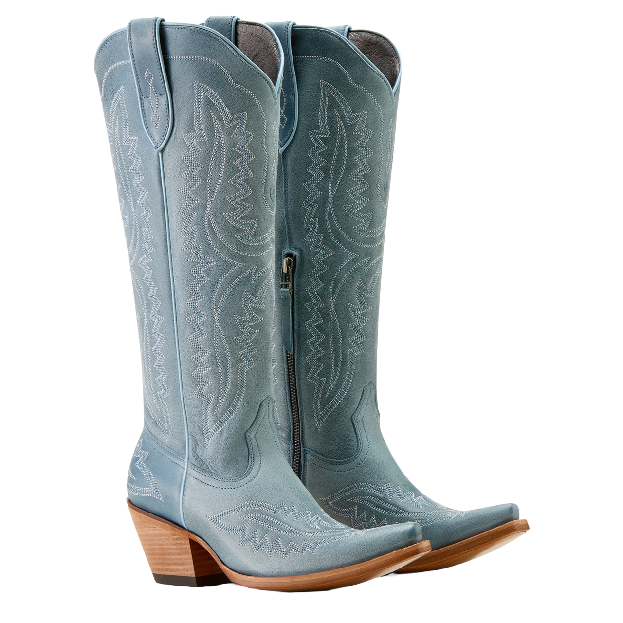 Ariat Ladies Casanova X Toe Vintage Denim Tall Western Boots 10064079 - Picture 12 of 72