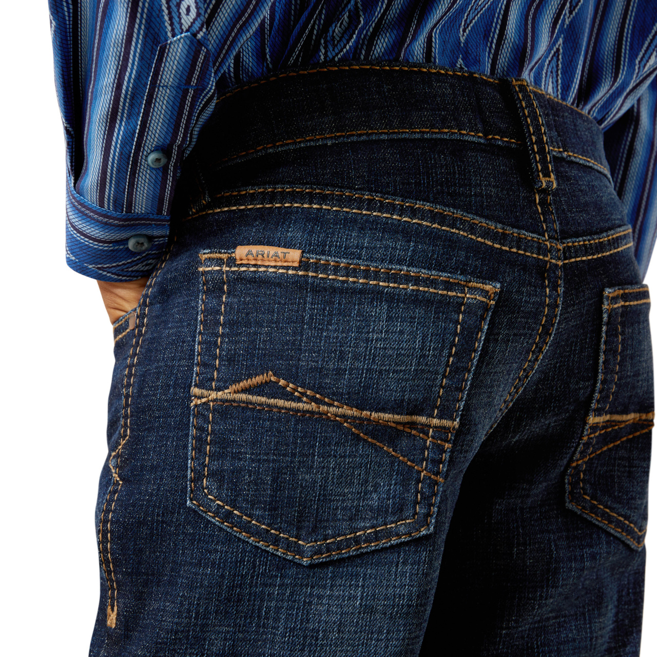 Ariat Youth Boy's B5 Harvey Straight Leg Pima Denim Jean 10061710 - Picture 9 of 35