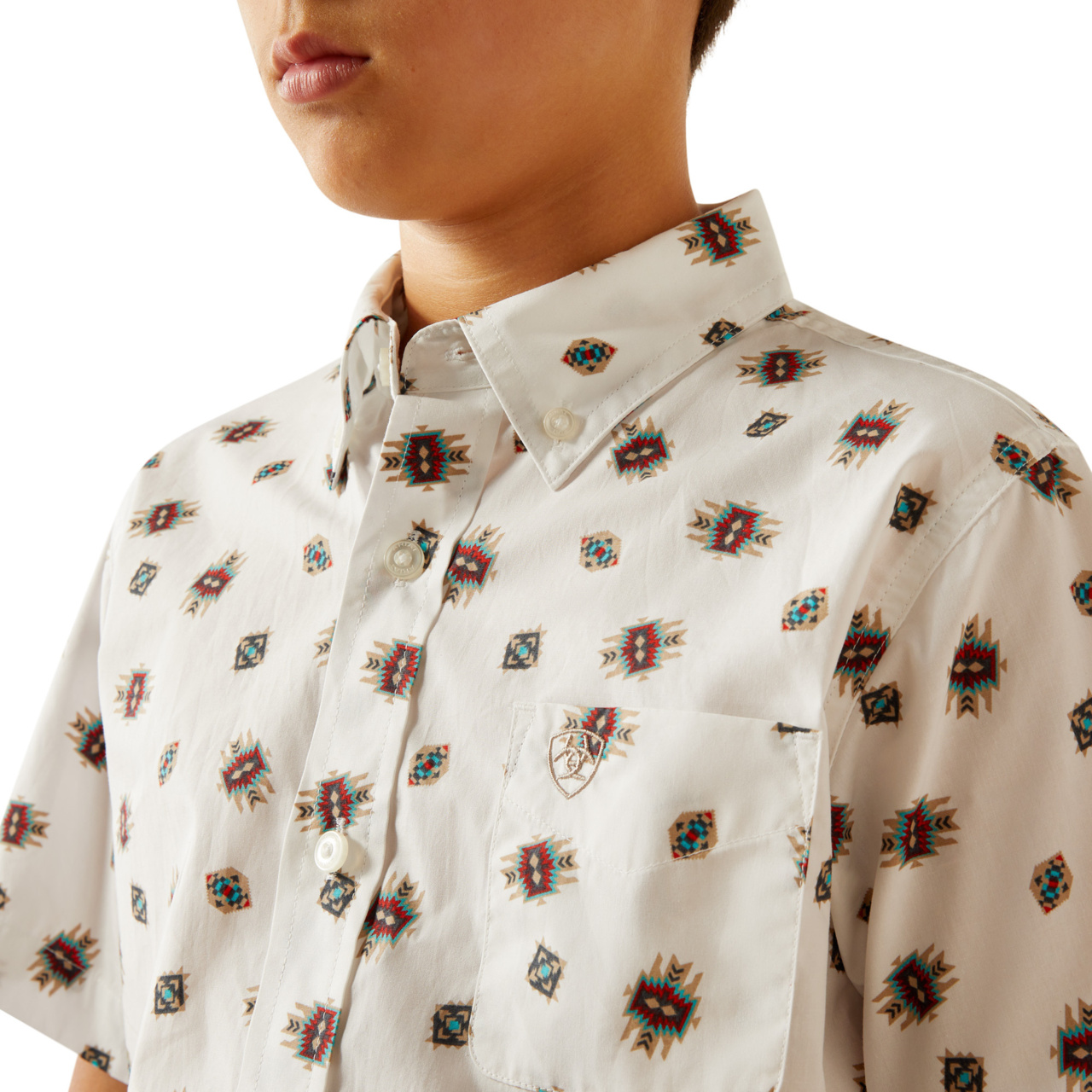 Ariat Youth Boys Westscott Classic Fit Shirt 10058722 - Picture 8 of 30
