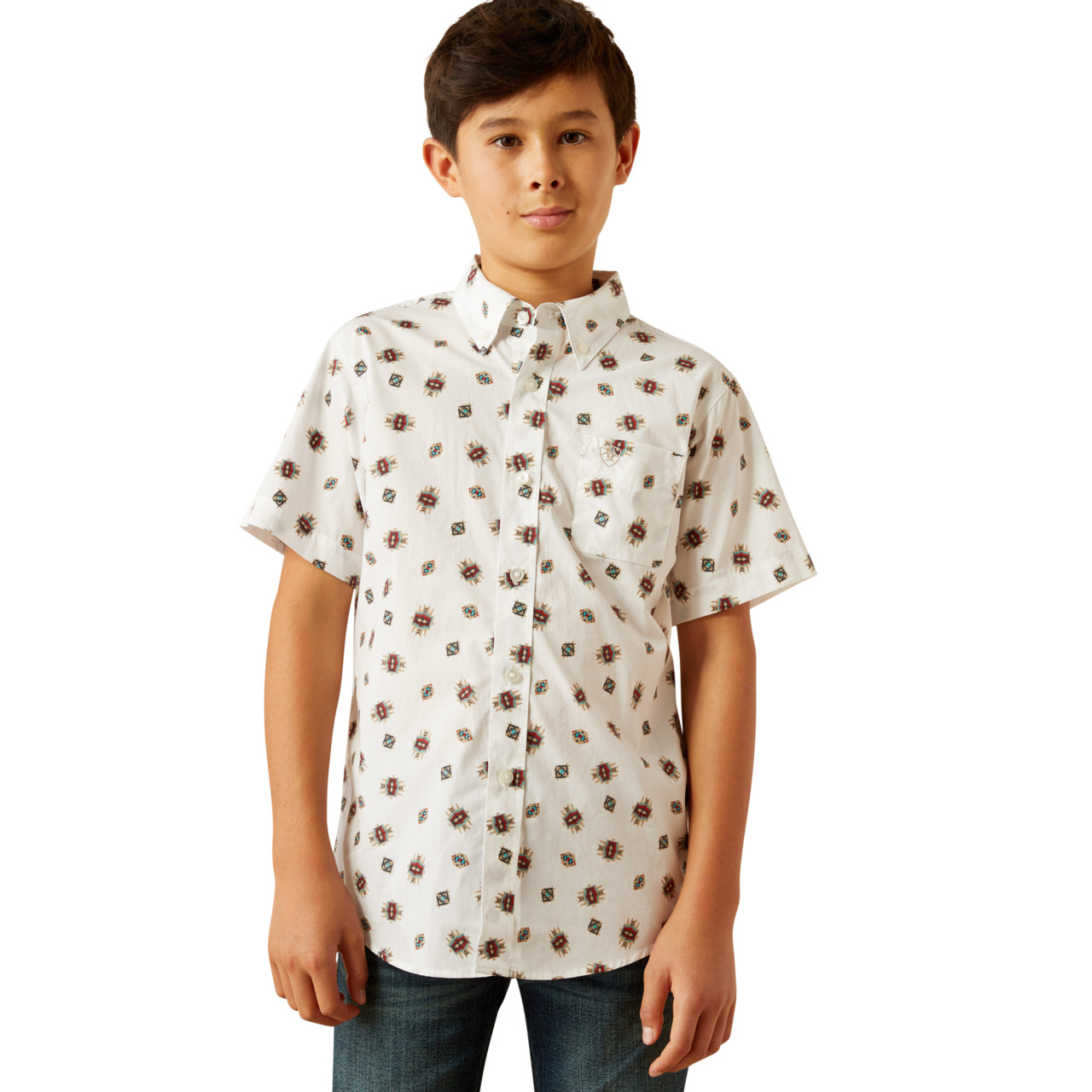 Ariat Youth Boys Westscott Classic Fit Shirt 10058722 - Picture 6 of 30