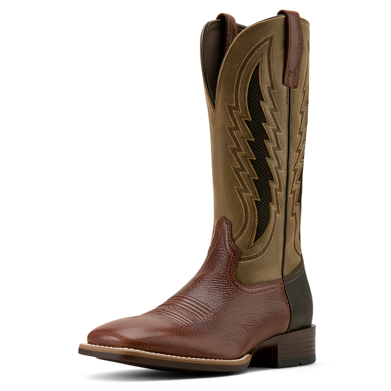 Ariat Men's Dakota VentTEK Cowboy Beasty Brown Cowboy Boots 10061163 - Picture 12 of 91