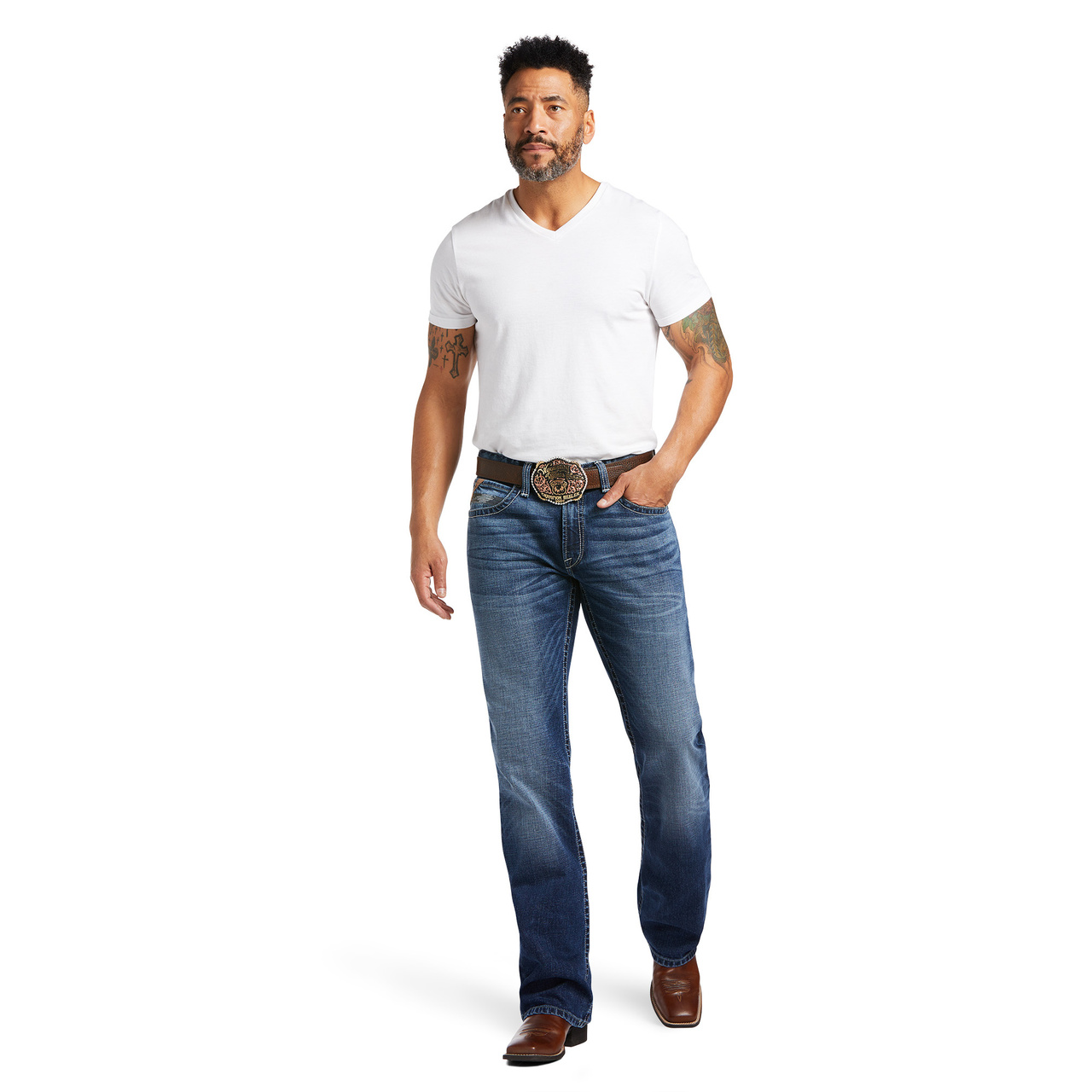 Ariat&reg; Men's M4 Vaquero Low Rise Stretch Boot Cut Jeans 10037970
