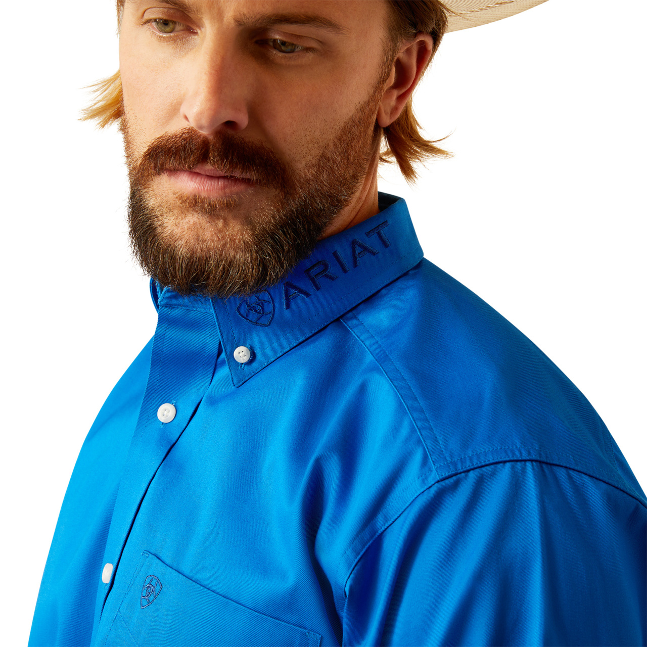 Ariat Men's Team Logo Twill Classic Fit Shirt 10055237 - Picture 8 of 40
