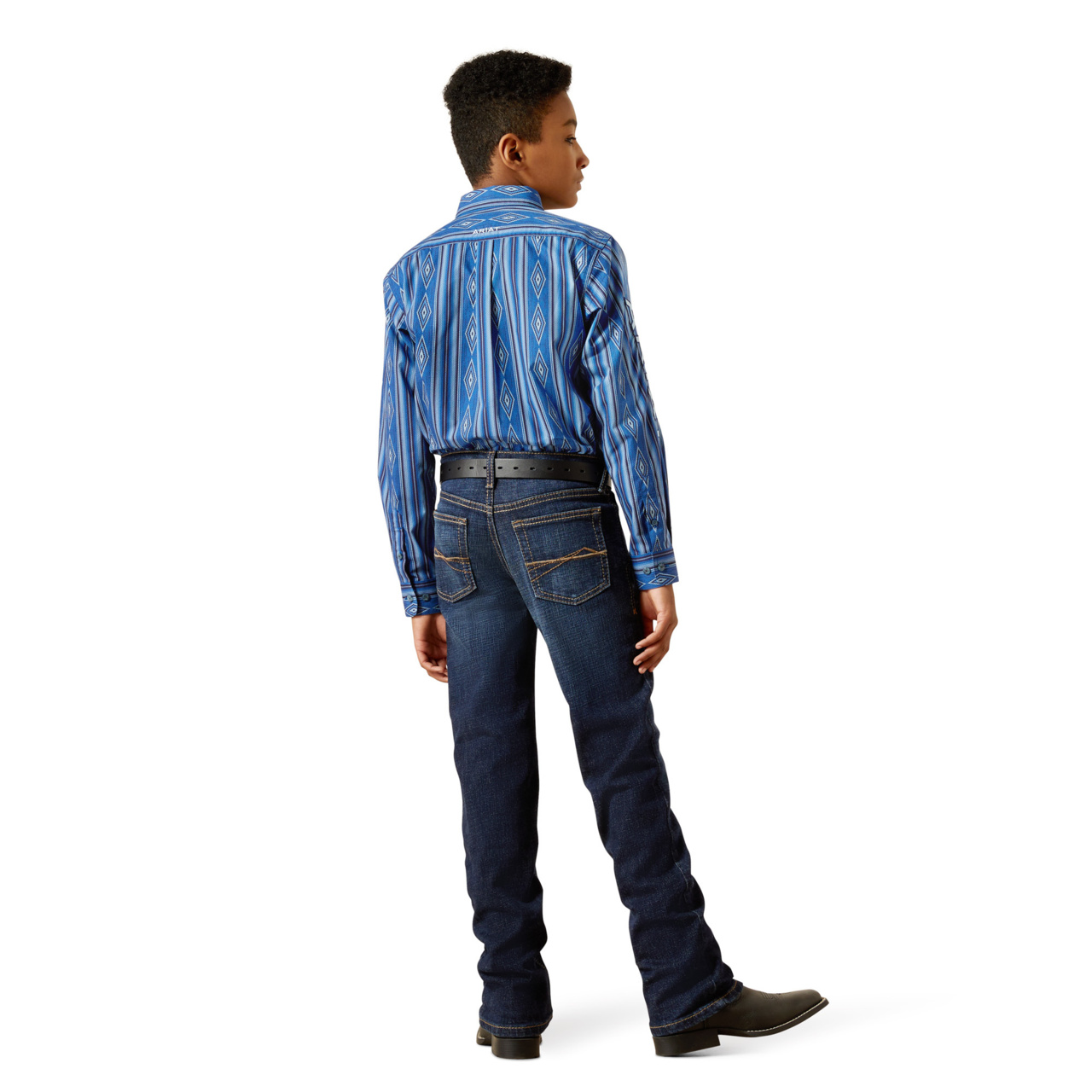 Ariat Youth Boy's B5 Harvey Straight Leg Pima Denim Jean 10061710 - Picture 7 of 35