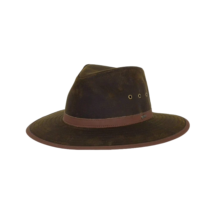 Outback Trading Deer Hunter Bronze Oilskin Hat 14905-BNZ - Picture 2 of 5