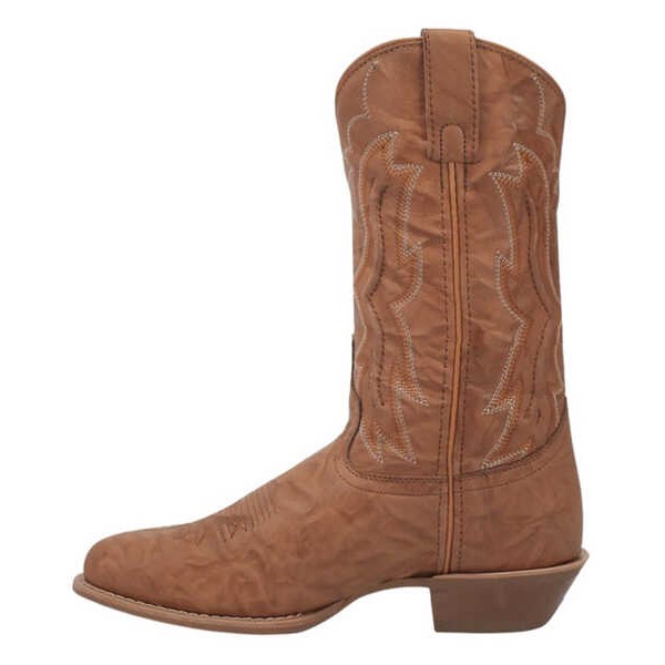 Botas de cuero Laredo para hombre arena vidrio tallado 68626 - Imagen 11 de 66