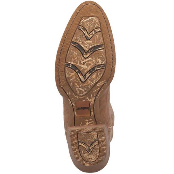 Botas de cuero Laredo para hombre arena vidrio tallado 68626 - Imagen 12 de 66