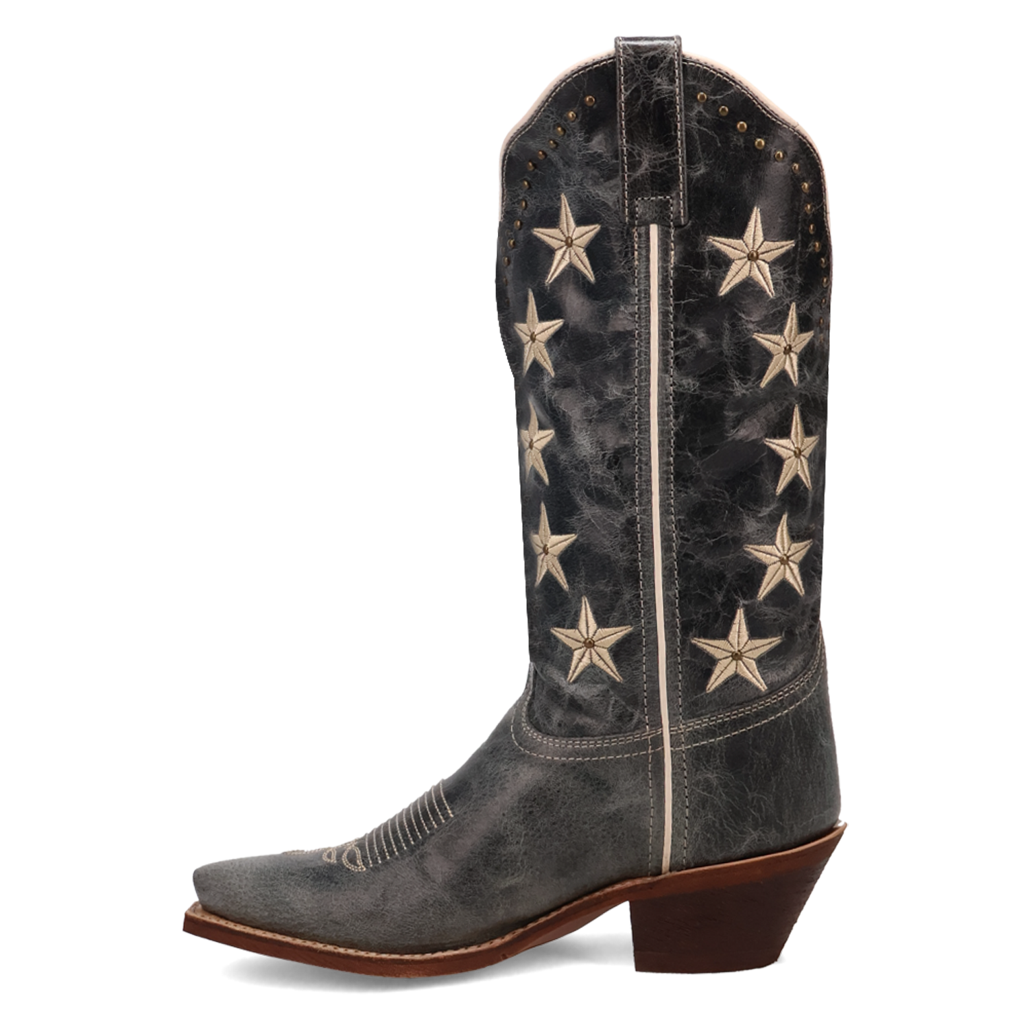 Laredo Ladies Serenade Blue Leather Western Boots 20015 - Picture 16 of 108