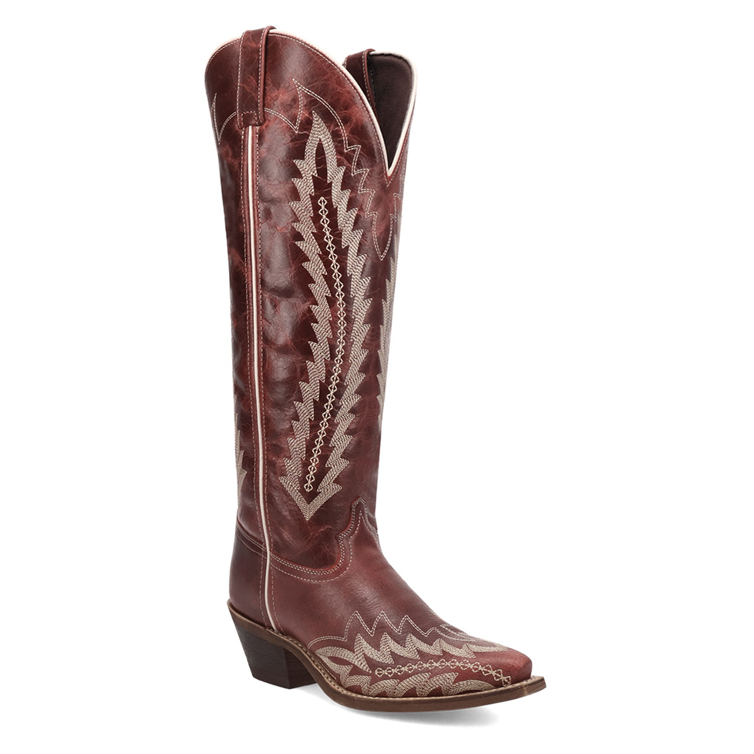 ウエスタンハート ヴィンテージ 6 7/8 メキシコ製 Laredo ラレド希少 Laredo Ladies Roxelle Wide Calf Red Leather Western Tall Boot