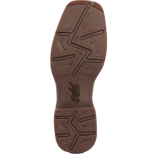 Durango Men's Rebel Cedar Bark & Monarch Orange Square Toe Boots DDB0392 - Picture 10 of 65