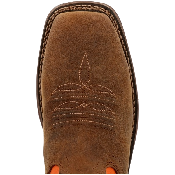 Durango Men's Workin' Rebel™ Waterproof with InsulKul™ Brown & Orange Work Boo - Foto 9 di 91