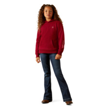 Ariat Youth Girl's 2.0 Hood Biking Red Hoodie 10062287 - Picture 7 of 28