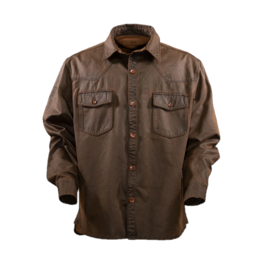 サンクス Outback Trading Company Kennedy Canyonland Brown Button Shirt