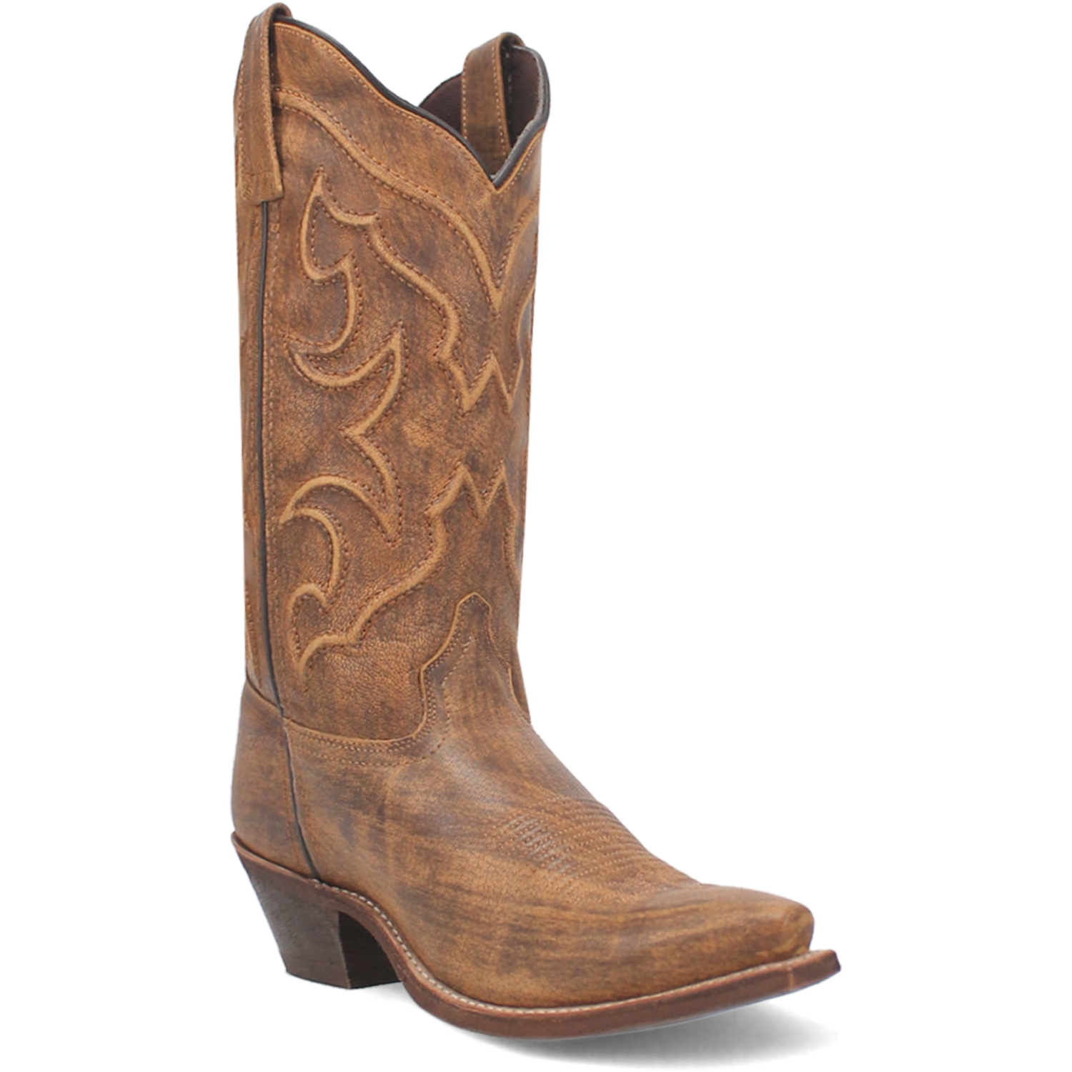 Laredo Ladies Reva Snip Toe Honey Brown Western Boots 54267 - Picture 10 of 99