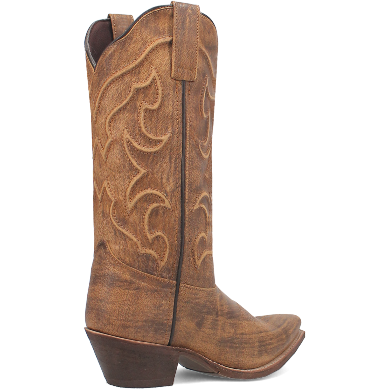 Laredo Ladies Reva Snip Toe Honey Brown Western Boots 54267 - Picture 13 of 99