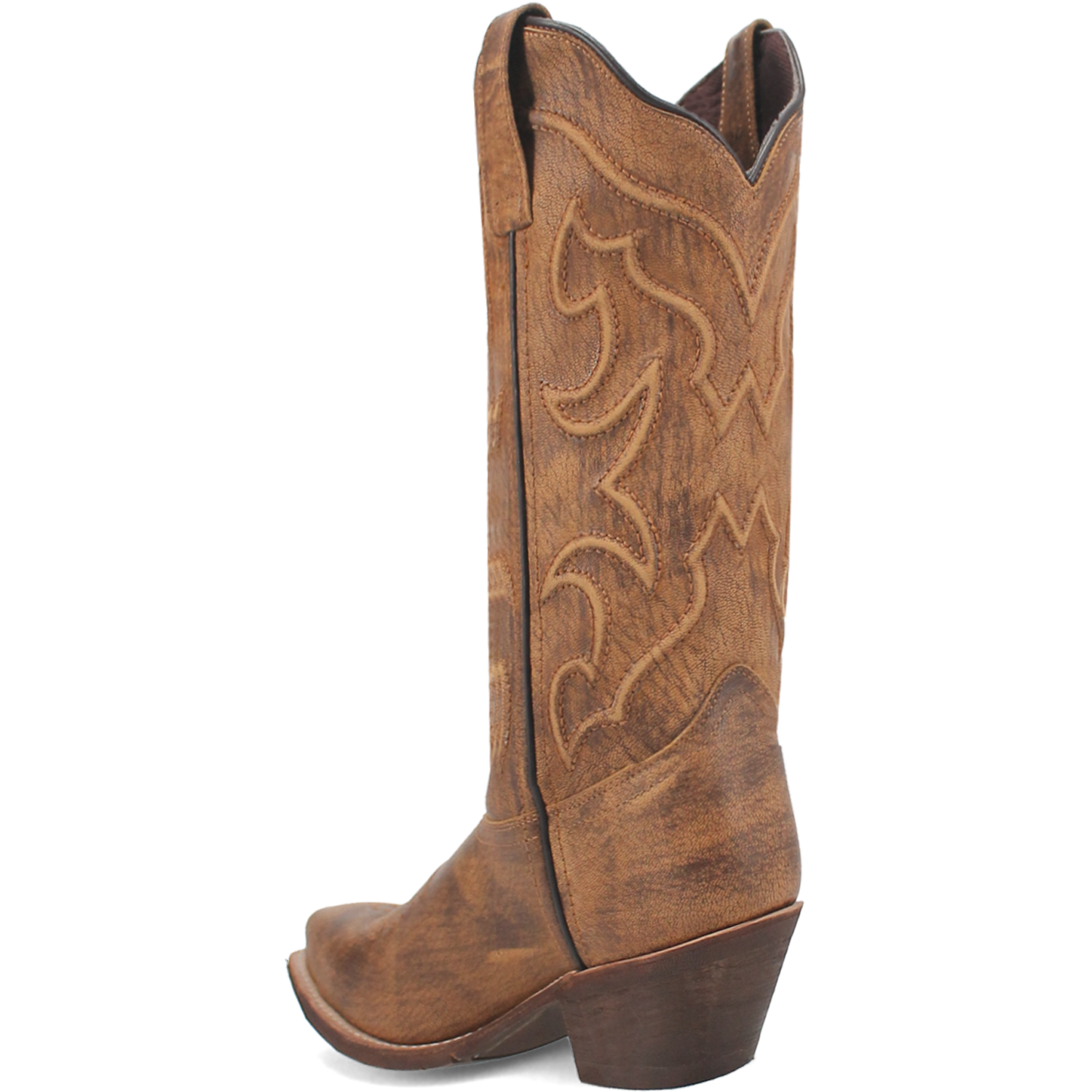 Laredo Ladies Reva Snip Toe Honey Brown Western Boots 54267 - Picture 15 of 99
