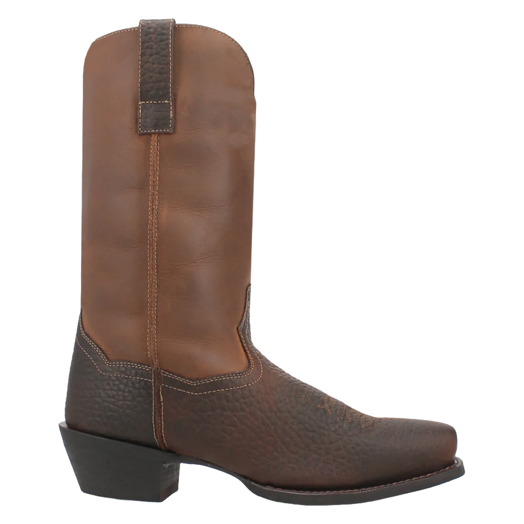 Laredo Men's Gilly Dark Brown Leather Cowboy Boots 68449 - Picture 10 of 70