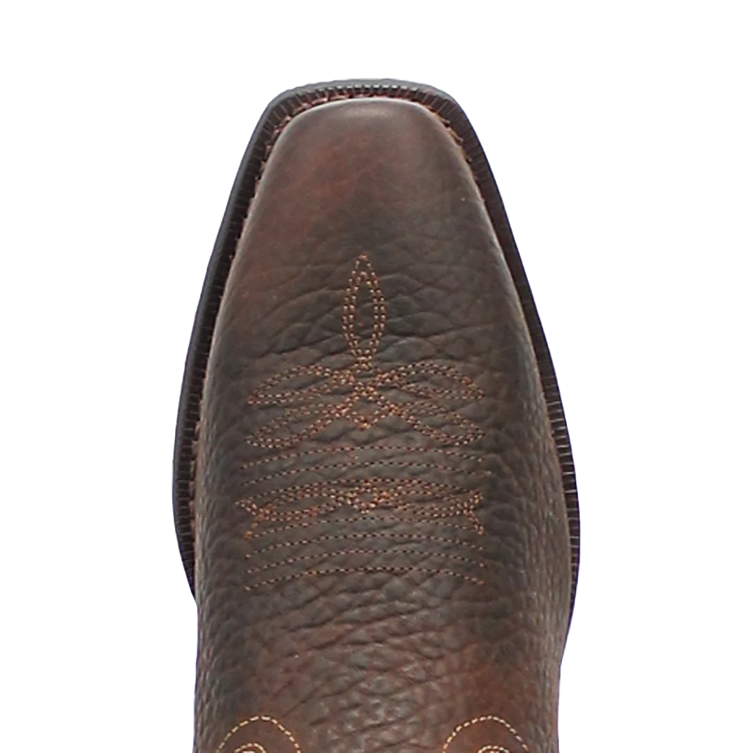 Laredo Men's Gilly Dark Brown Leather Cowboy Boots 68449 - Picture 9 of 70