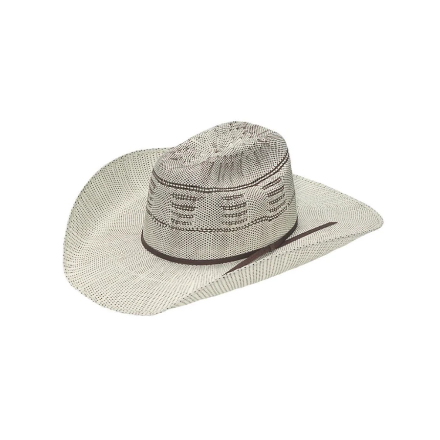Ariat Kid's Bangora M-C Crossed Chocolate Western Hat A73270 - Picture 2 of 5