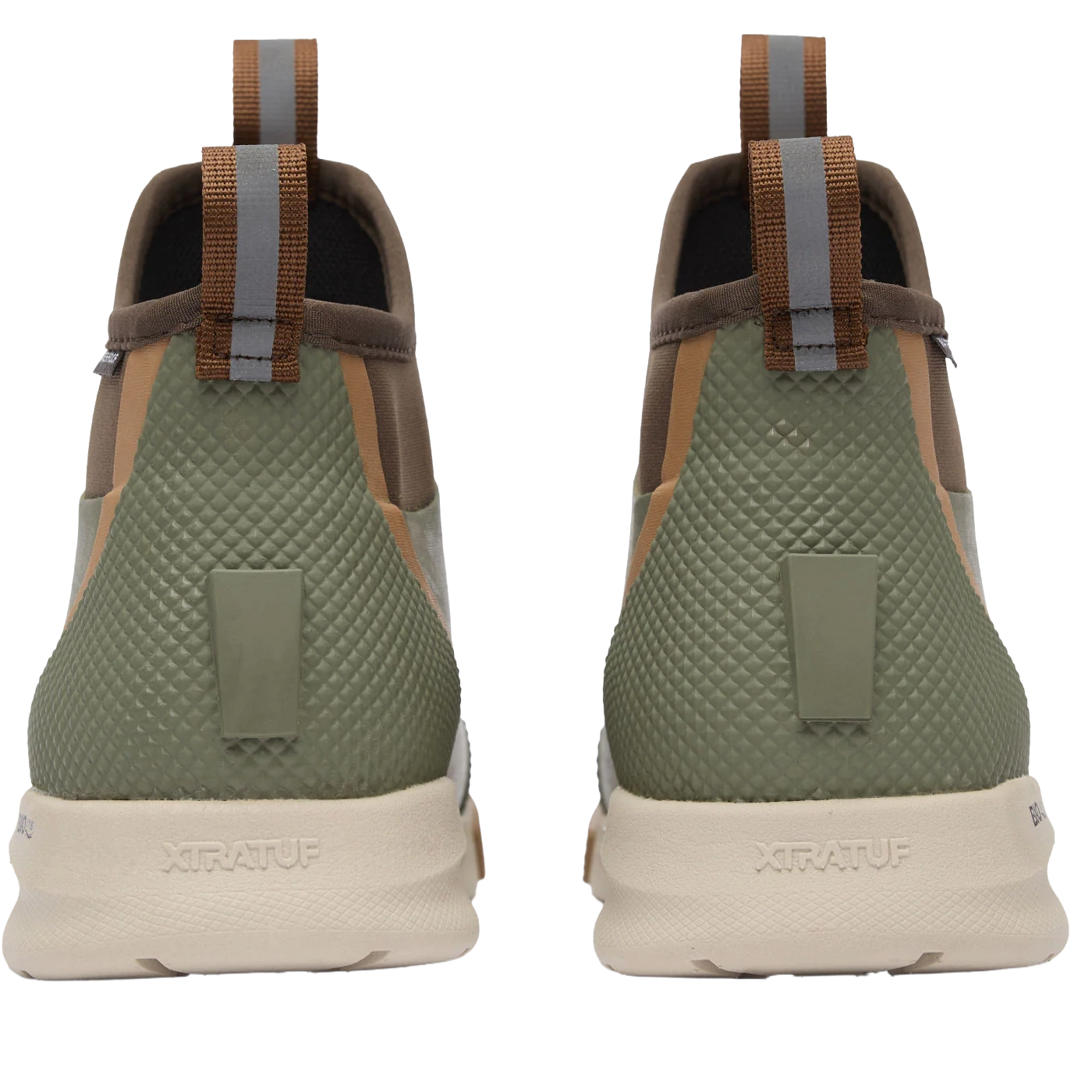 XTRATUF Men's Olive Green Sport Ankle Deck Boot ADSM300