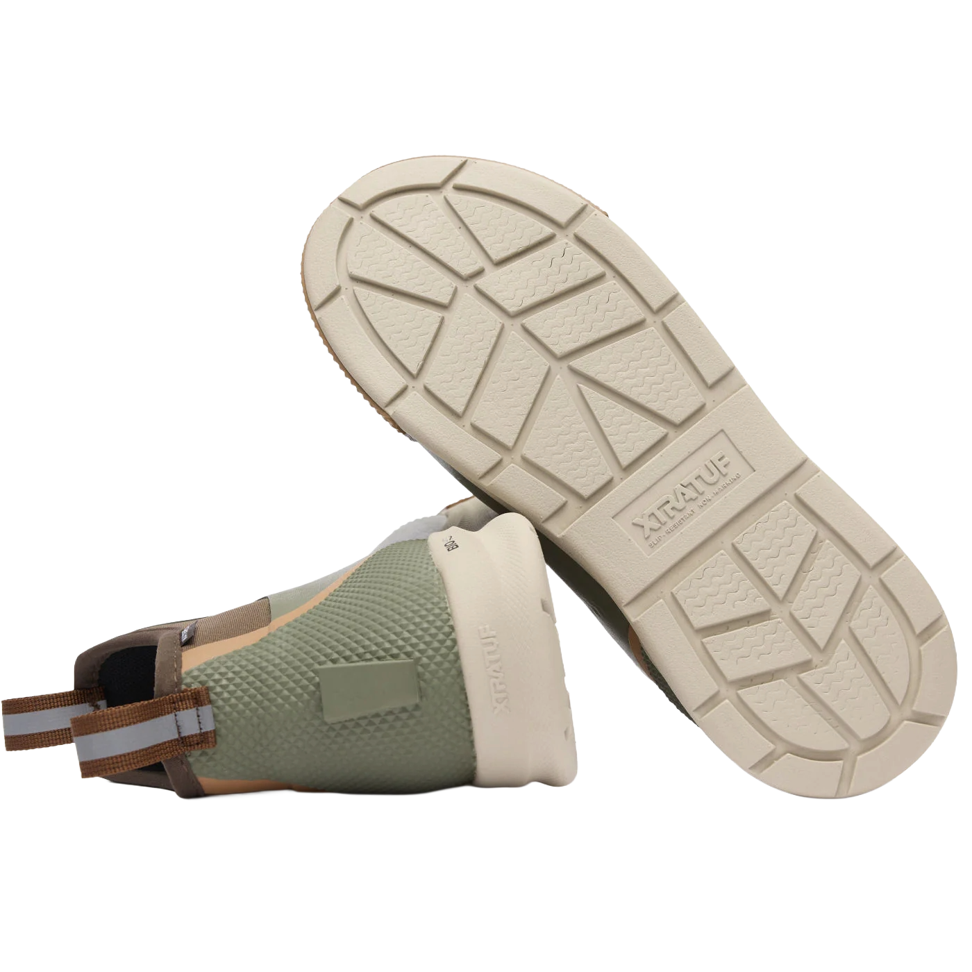 XTRATUF Men's Olive Green Sport Ankle Deck Boot ADSM300