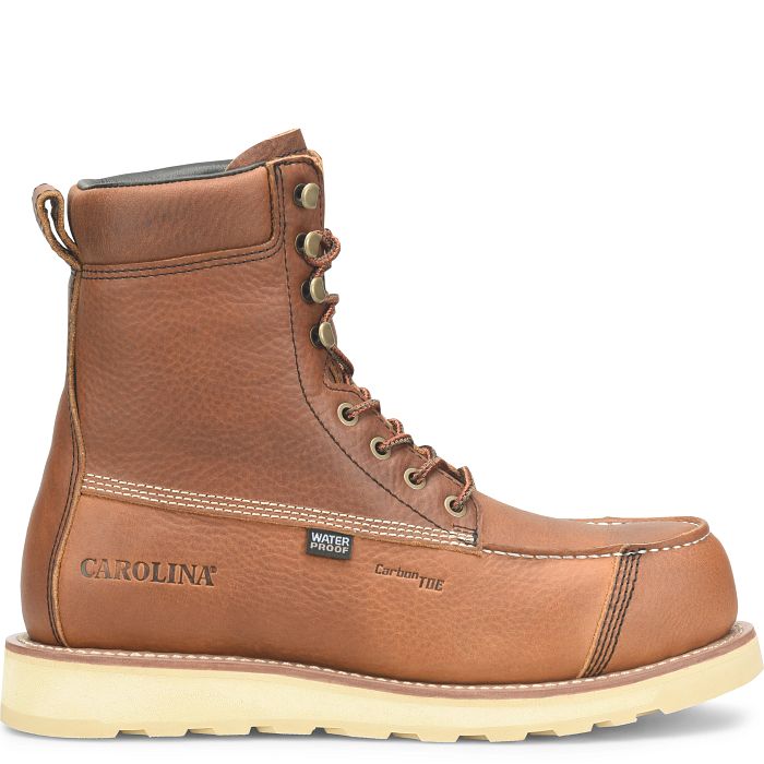 Carolina Men's Carbon Comp Toe Waterproof Brown Work Boots CA7571 - Foto 11 di 72