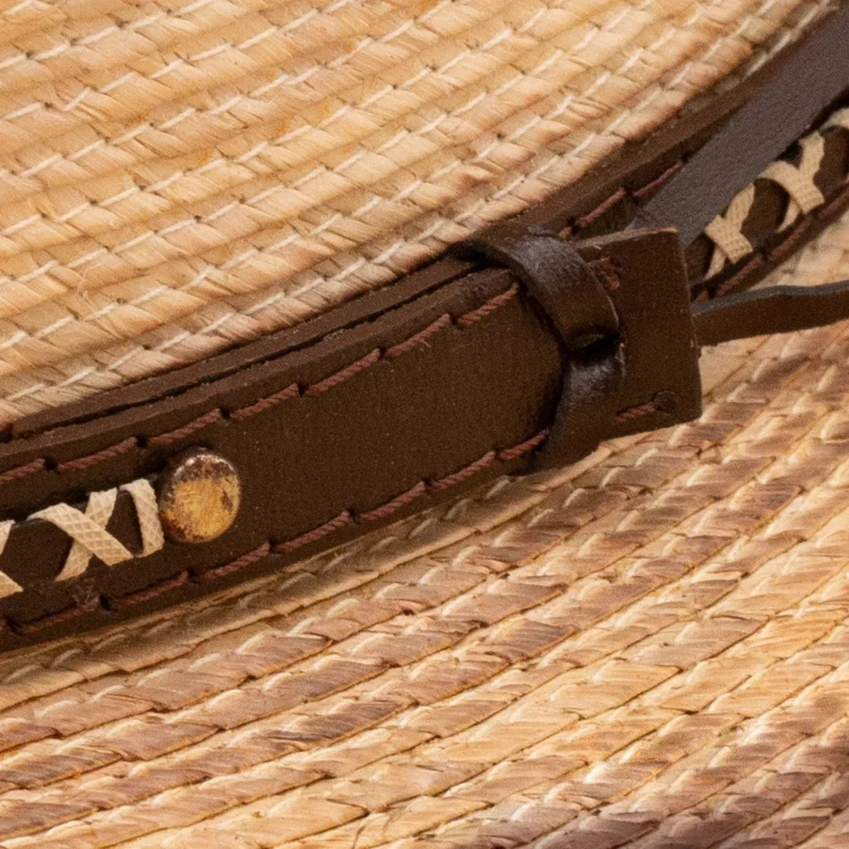 Charlie 1 Horse Ladies Comanche B Natural Burned Straw Hat CSCMCEB3041BB - Picture 12 of 54