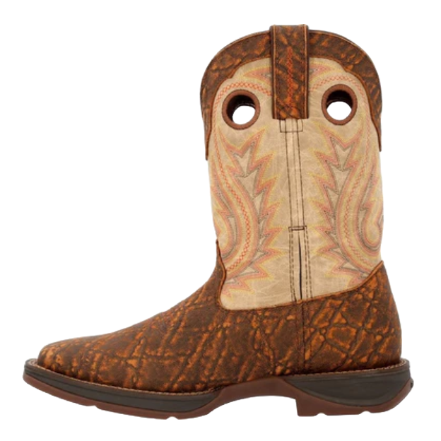 Durango Men's Elephant Print & Bone Tan Western Boot DDB0378 - Picture 11 of 91