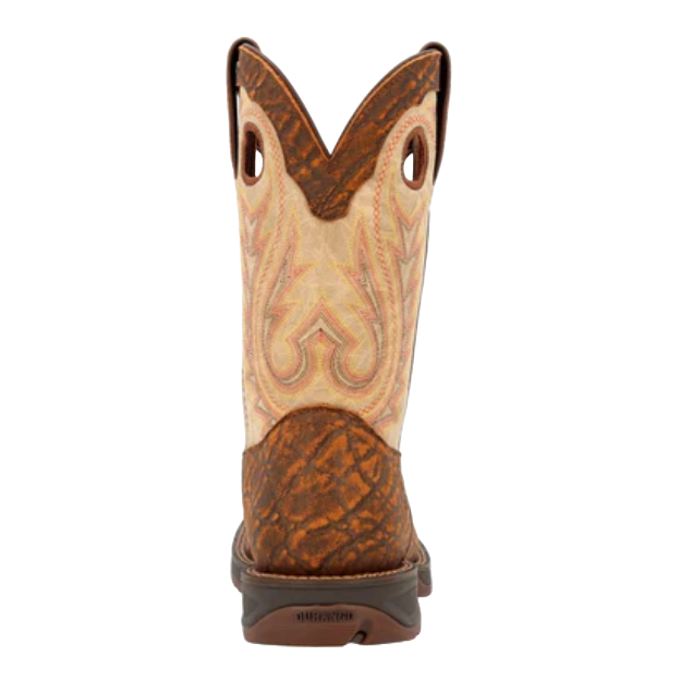 Durango Men's Elephant Print & Bone Tan Western Boot DDB0378 - Picture 13 of 91