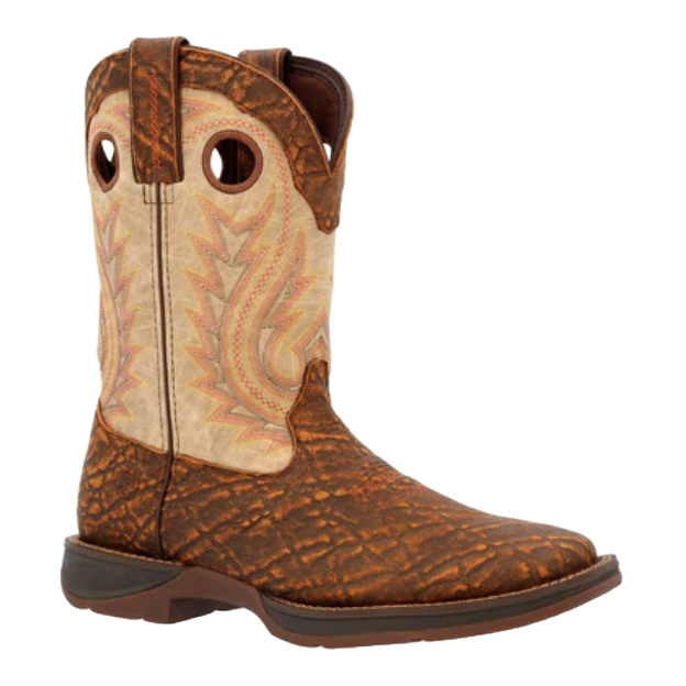 Durango Men's Elephant Print & Bone Tan Western Boot DDB0378 - Picture 8 of 91