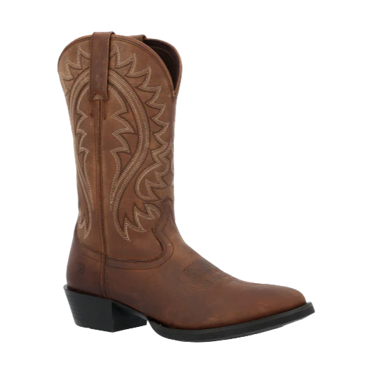 Durango Men's 12 inch Embroidered Brown Western Boot DDB0487