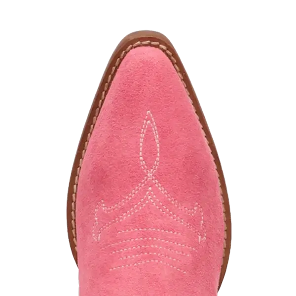 Dingo Ladies Movin' On Suede Pink Tall Western Boots DI2184-PK - Picture 6 of 44